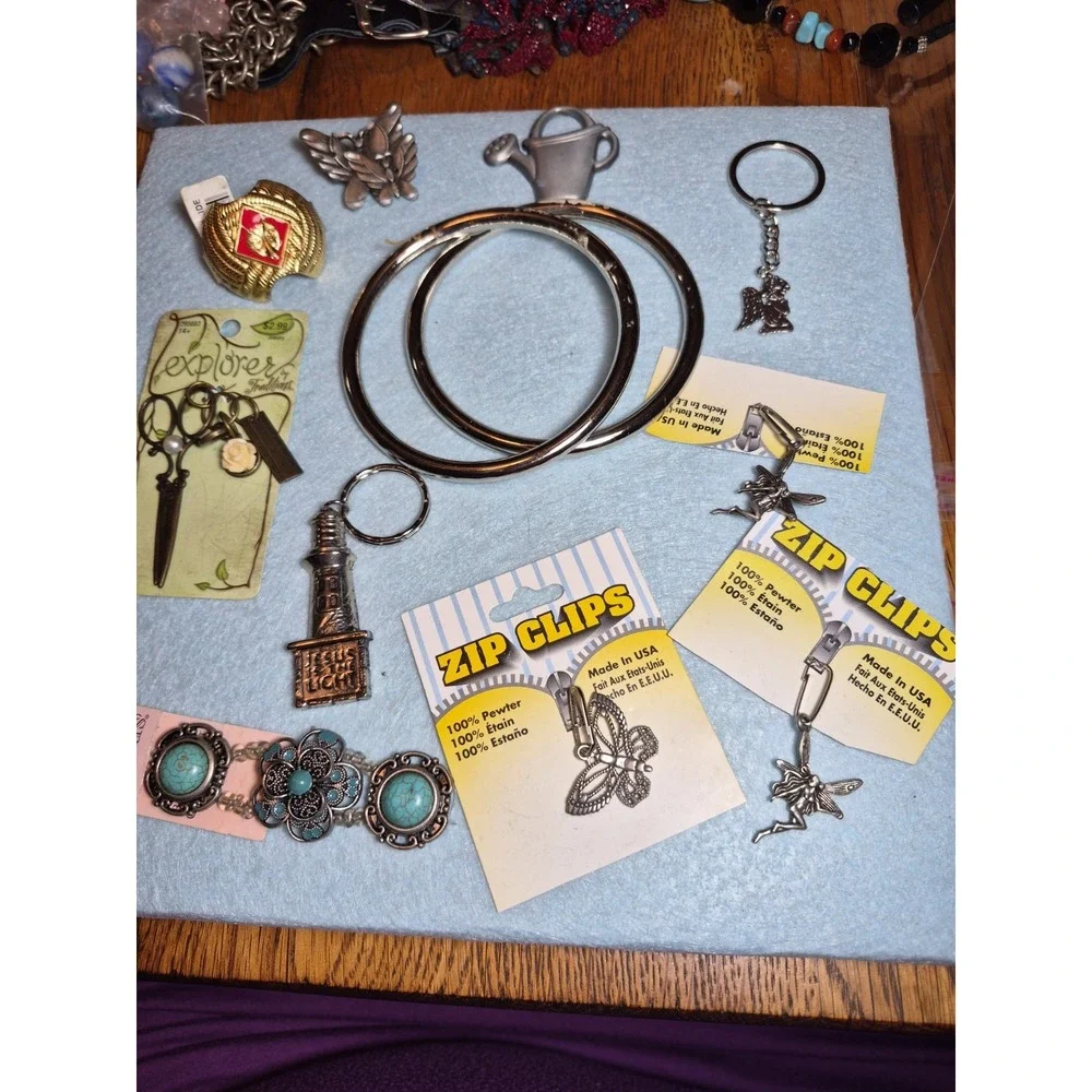 Grandma's Trinkets Bottom Of The Sewing Basket Lot # 2